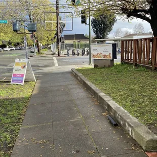 Sidewalk view