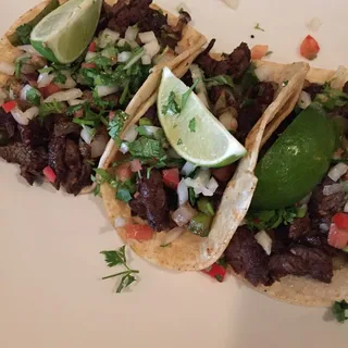 Carne Asada Taco Platter