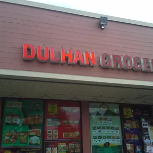 Dulhan Grocery Store Front, Charter Square Shopping Center, Fremont,  CA.