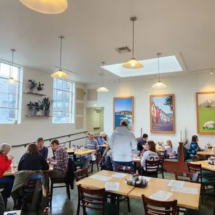 diners sitting at tables