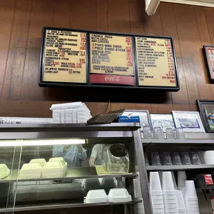 Old School Menu Board