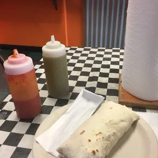 burritos and wraps, interior