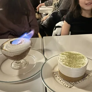 Fire!!!! Smore and matcha tres leche cake!!