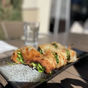 Beef rolls - very crispy and savory