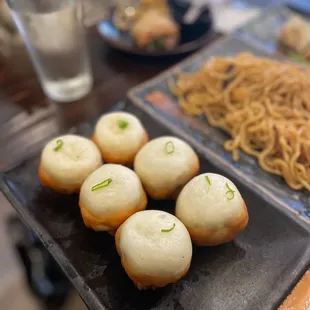 Pan fried pork bun