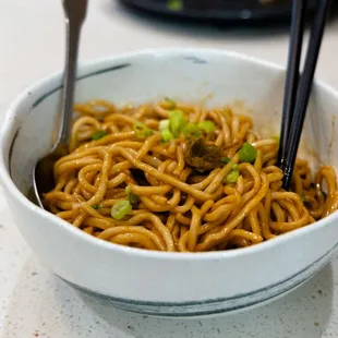 scallion oil noodles
