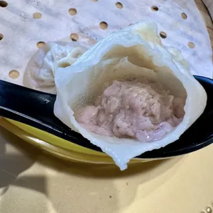 Super thin skin and lots of soup