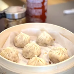 Chicken and corn dumpling soup
