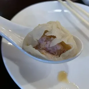 Crab Roe Pork Dumplings