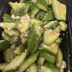 Smashed Cucumbers