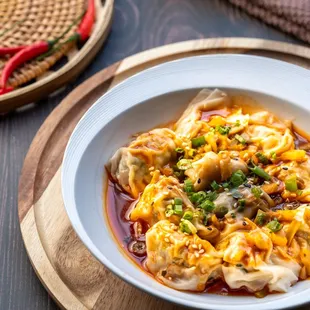 Wonton in Chili Oil