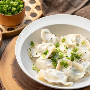 Boiled Pork & Chive Dumplings