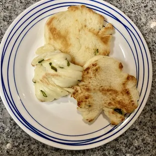 Fresh Green Onion Steamed Buns (cooked at home)