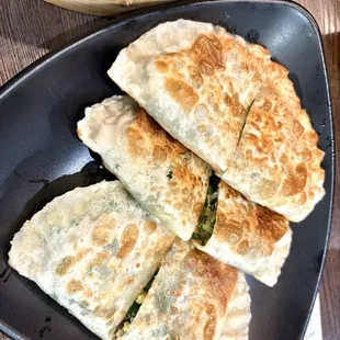 Fried Chive dumplings