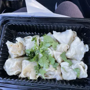 "Red oil dumpling"??? Seriously??