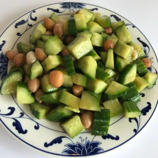 Boiled Peanut with Cucumber