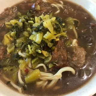 Mustard Green Beef Soup Noodle