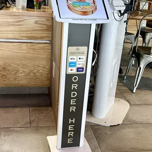 Ordering kiosk