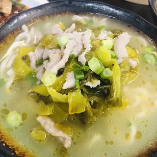 22. Pork Noodle Soup With Pickled Cabbage
