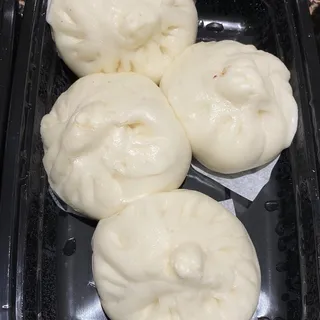 6. Steamed Red Bean Bun(4pcs)