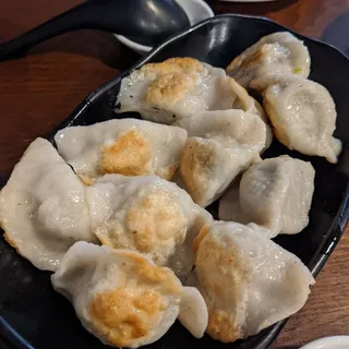 6. Chicken Dumpling with Chinese Spinach