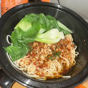 Oil fried noodles