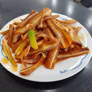 Spicy pig ear