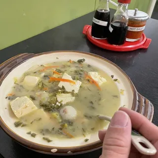 Tofu Pickled Cabbage Clay Pot
