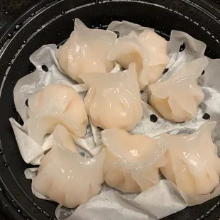 Shrimp Dumplings - so good! Plentiful shrimp and great flavor!