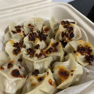 Pork and chive dumplings