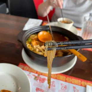 Chicken Hot Pot - Noodles