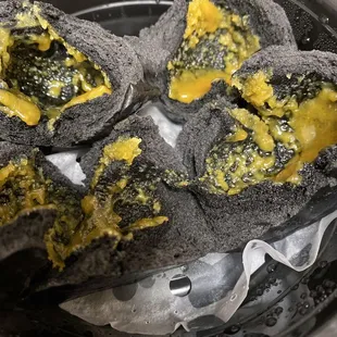 Egg lava buns
