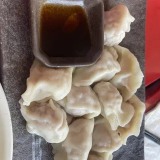 Napa Cabbage with Pork Dumplings