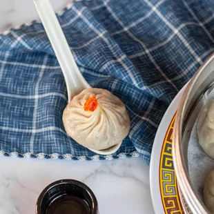 Soup Dumplings with Pork and Crab Meat