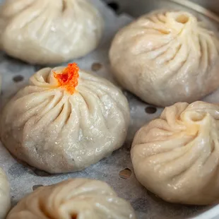 Mini Soup Dumplings with Pork and Crabmeat