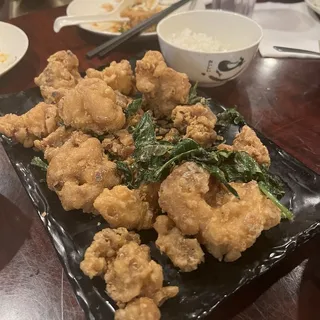 F9. Crispy Chicken with Basil F9. AK