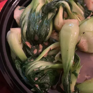 G5. Sauteed Shanghai Greens with garlic K