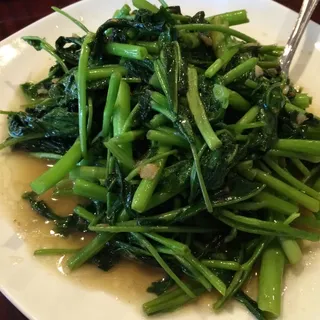 34. Chinese Watercress with Garlic K