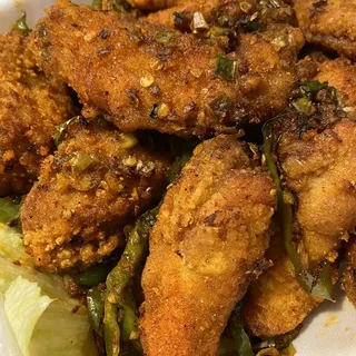 A23. Spicy Salt Pepper Chicken Wings