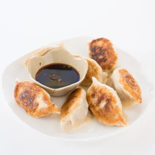 A29. Shandong Pan Fried Dumplings Pork Shrimp AR