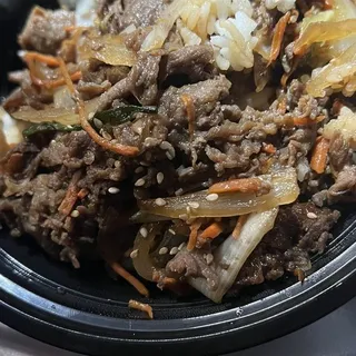 Bulgogi Over Rice with Beef BBQ Bowl
