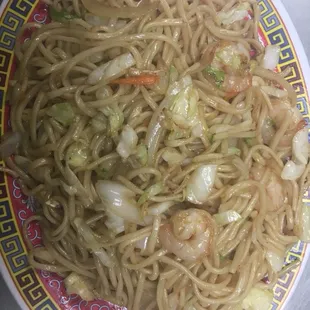 Combination Chow Mein (beef,Chicken or Shrimp)