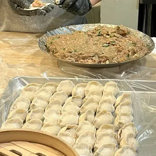 The Dumpling Artisan at work