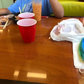 C3. Kimchi Pork Dumplings