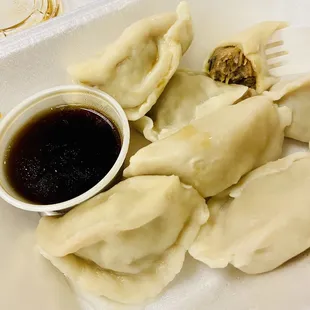 Boiled Pork and Mushroom Dumpling