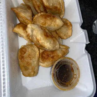 chicken wings and fried chicken, food