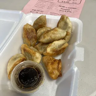 Order of Pork dumplings