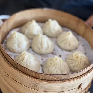 Shanghai Style Soup Steamed Dumplings. THE BEST SOUP DUMPLINGS  in the SOUTH. Joe's Shanghai is the best in the North in New York City.