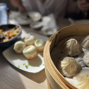 Love both steam pork bun &amp; pan fried pork buns! Kids loves them too! The eggplant was also amazing! Highly recommended!