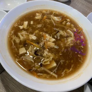 B1. Pork Hot and Sour Soup / (